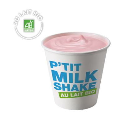 Le P'tit Milkshake Saveur Fraise